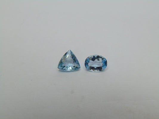 Água-marinha 1,84 ct 7mm 7x5mm