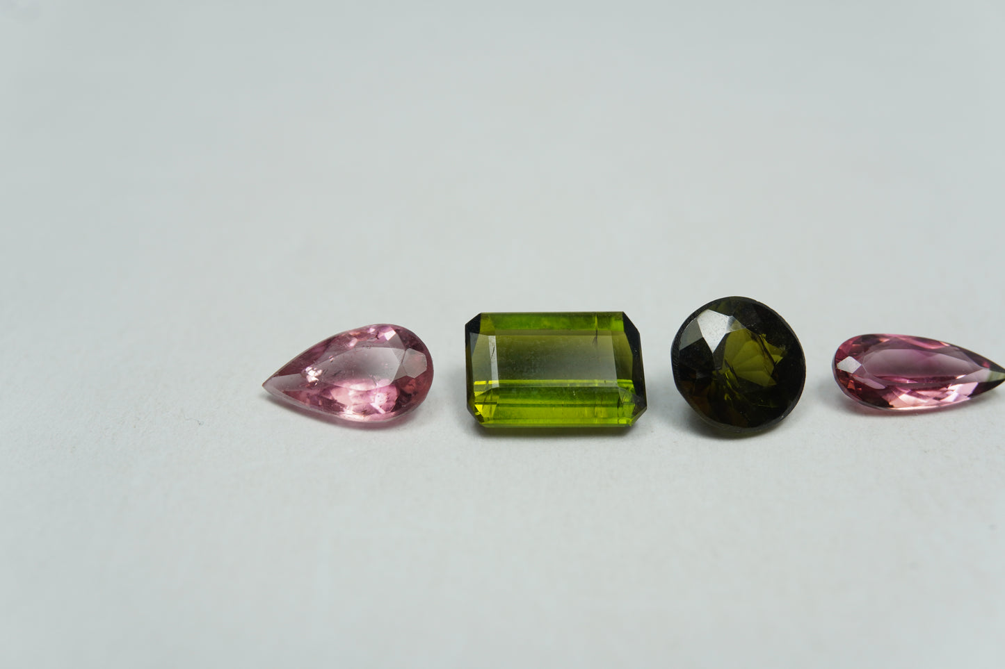 4.43ct Tourmaline mix 9x4mm / 9x6mm / 8.5x5mm / 7mm