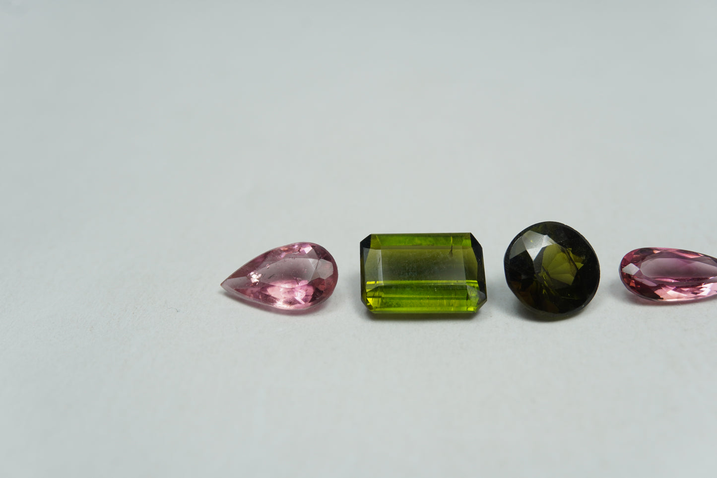 4.43ct Tourmaline mix 9x4mm / 9x6mm / 8.5x5mm / 7mm