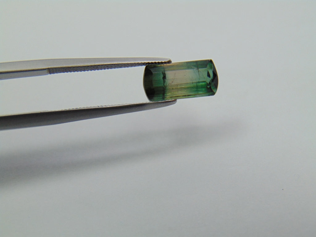 2.50ct Turmalina Bicolor 11x5mm