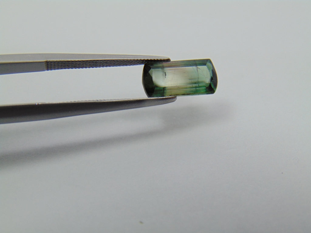 2.50ct Turmalina Bicolor 11x5mm