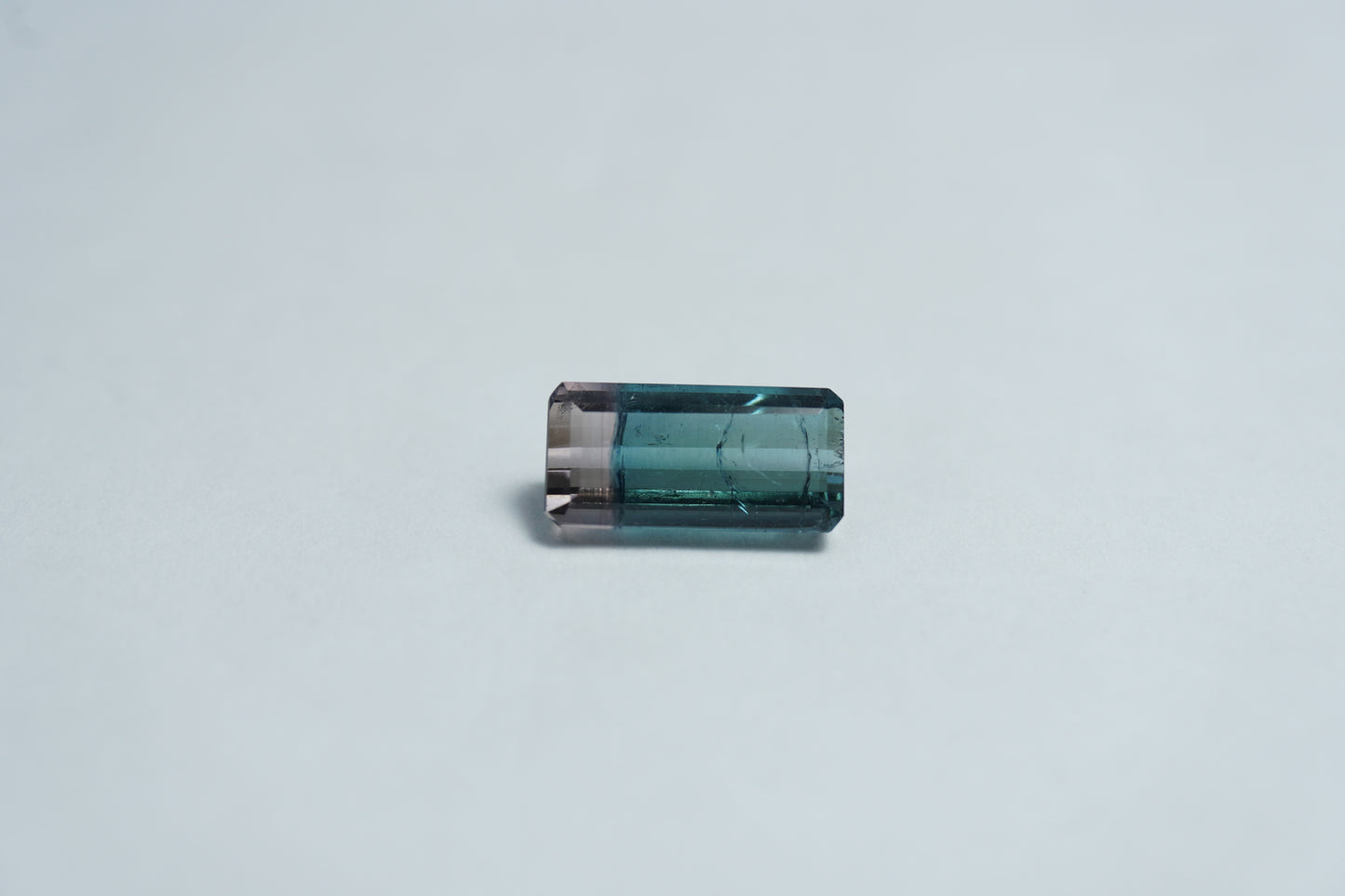 2ct Turmalina bicolor 10x5mm