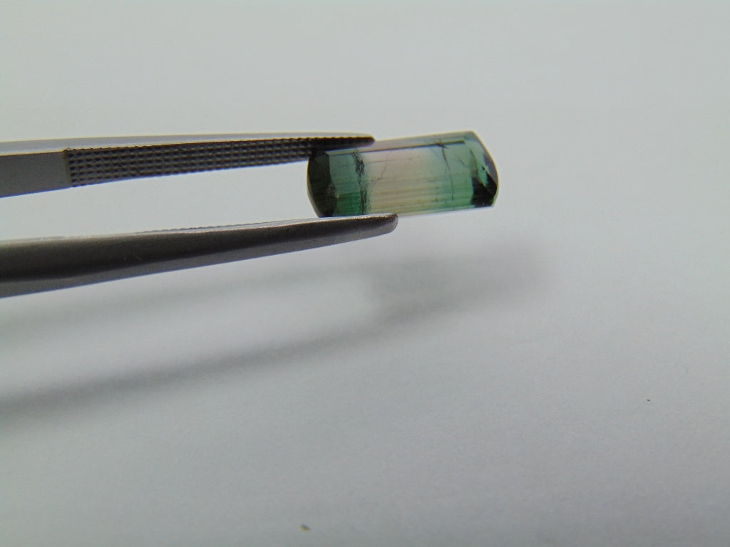 2.50ct Turmalina Bicolor 11x5mm