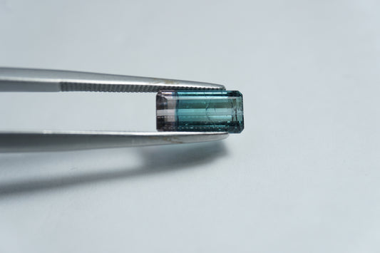 2ct Turmalina bicolor 10x5mm