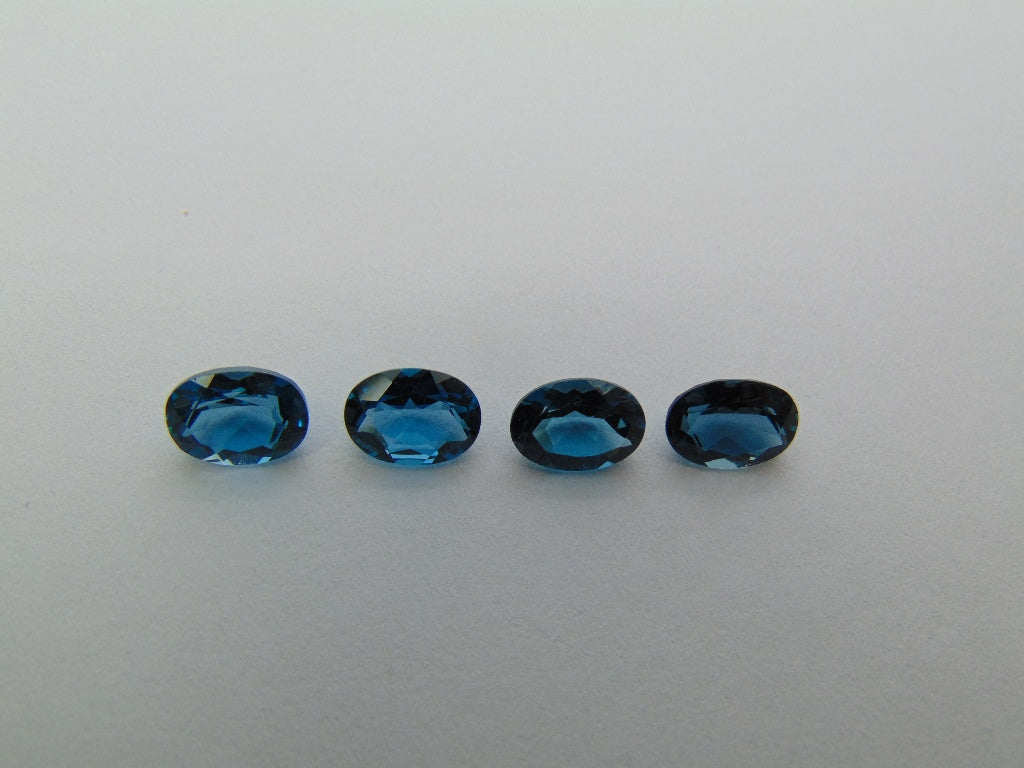 5.60ct Topázio London Blue Calibrado 8x6mm