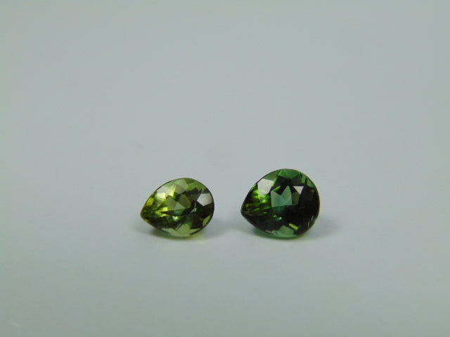 2.15ct Turmalina 7x6mm 7x5mm
