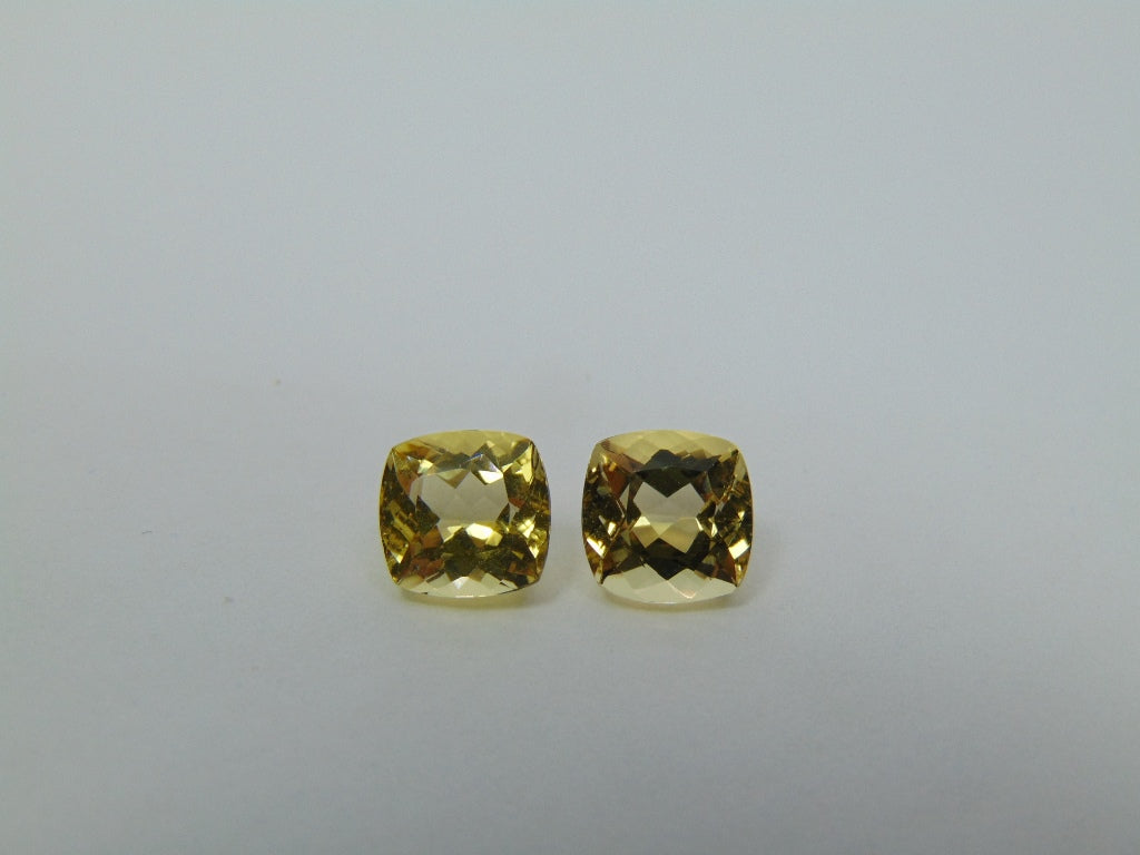 Par de berilo 4,09 ct 8 mm