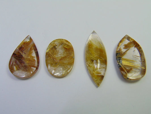 107ct Rutile 30x19mm 27x18mm 40x14mm 32x18mm