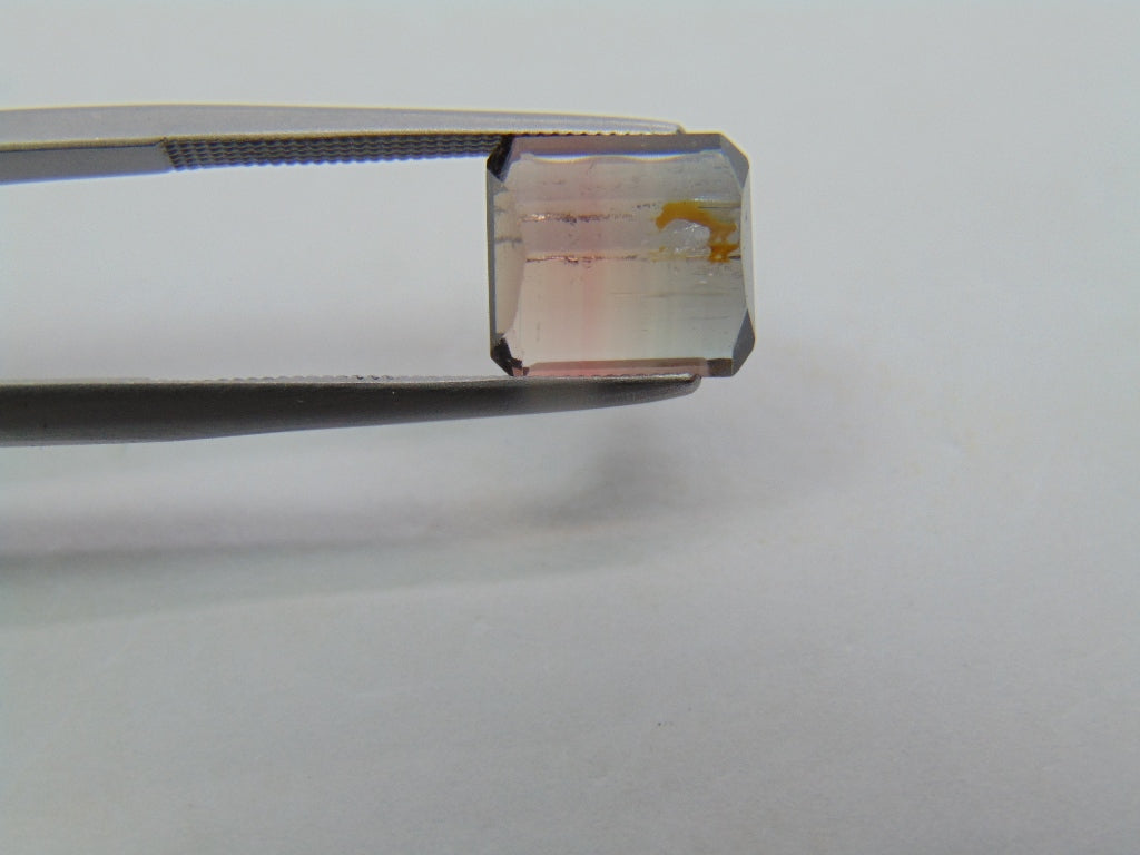 3.50ct Turmalina Bicolor 9x8mm