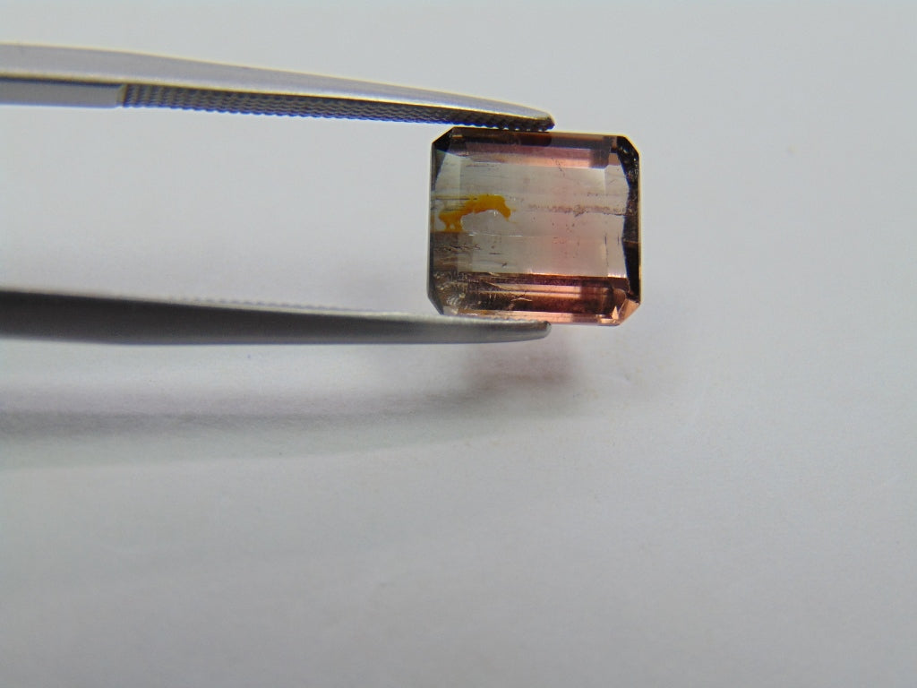 3.50ct Turmalina Bicolor 9x8mm