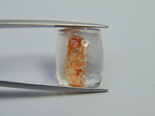 28.40ct Quartzo com Inclusão Cabochão 20x16mm