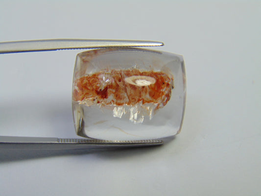 28.40ct Quartzo com Inclusão Cabochão 20x16mm