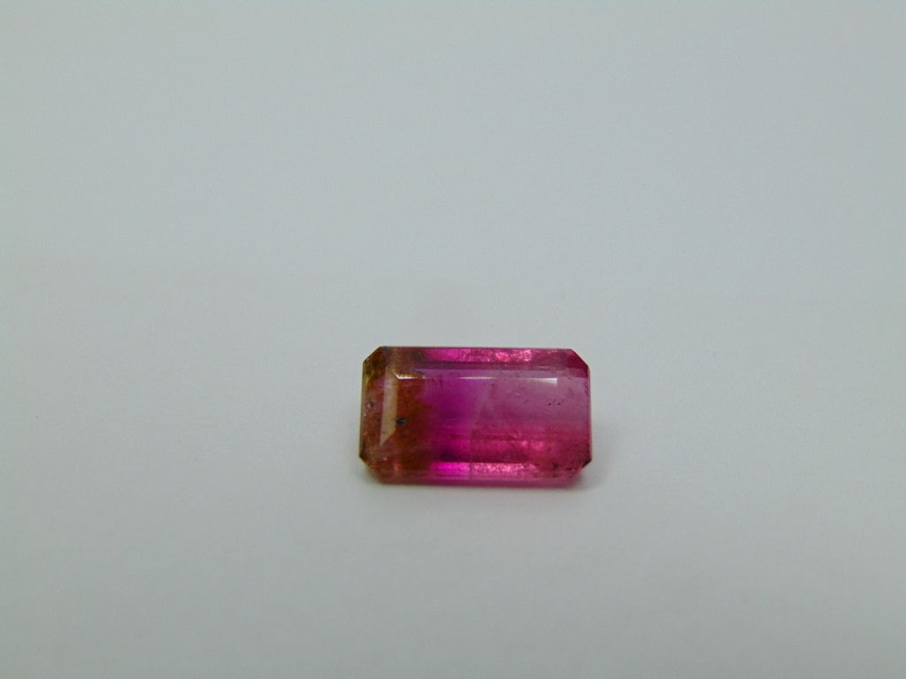 3.85ct Tourmaline Bicolor 12x7mm