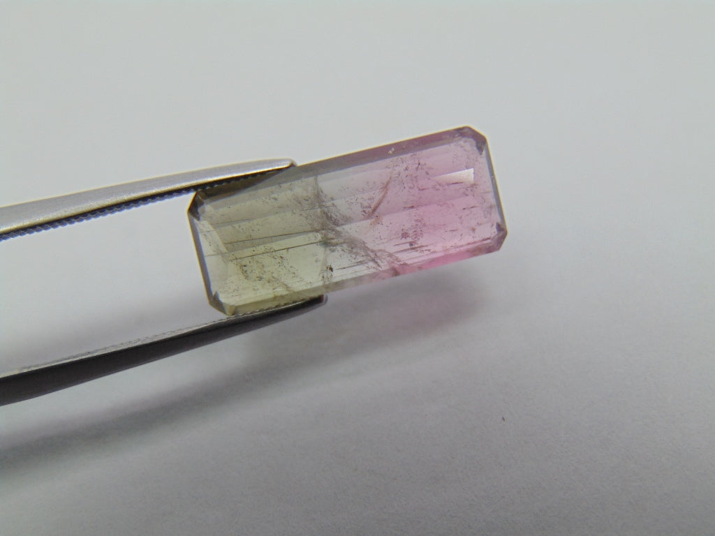 5.70ct Turmalina Bicolor 18x12mm