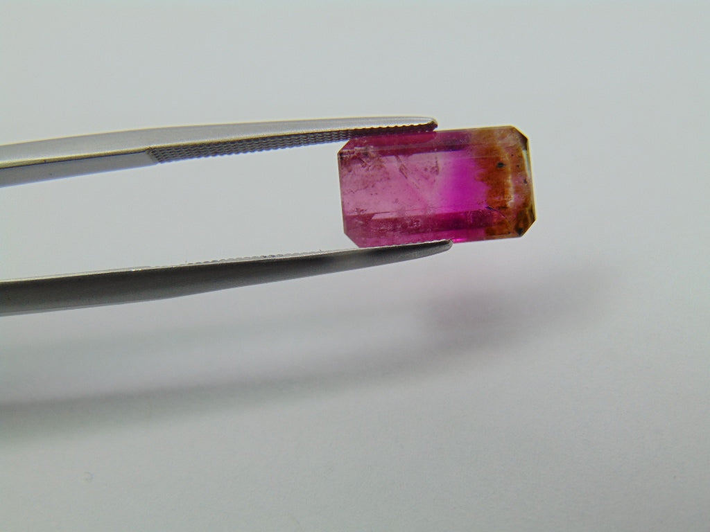 3.85ct Tourmaline Bicolor 12x7mm