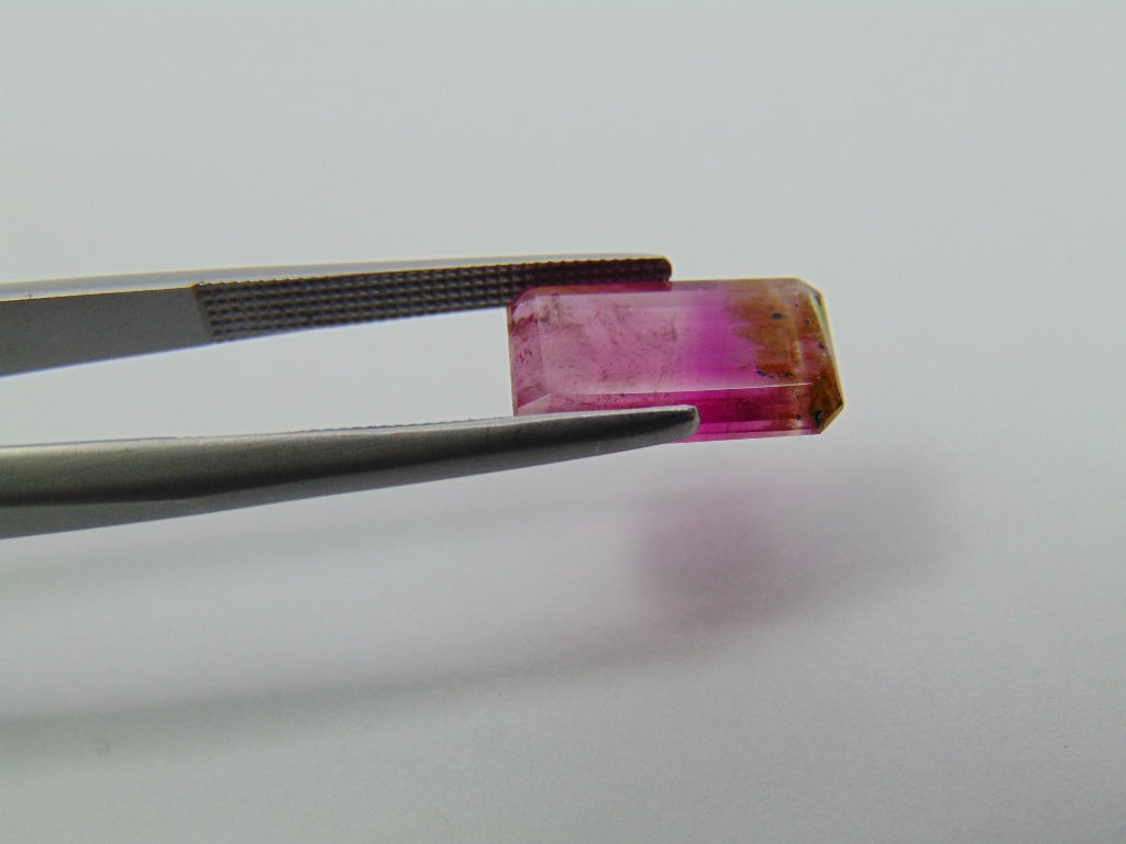 3.85ct Tourmaline Bicolor 12x7mm