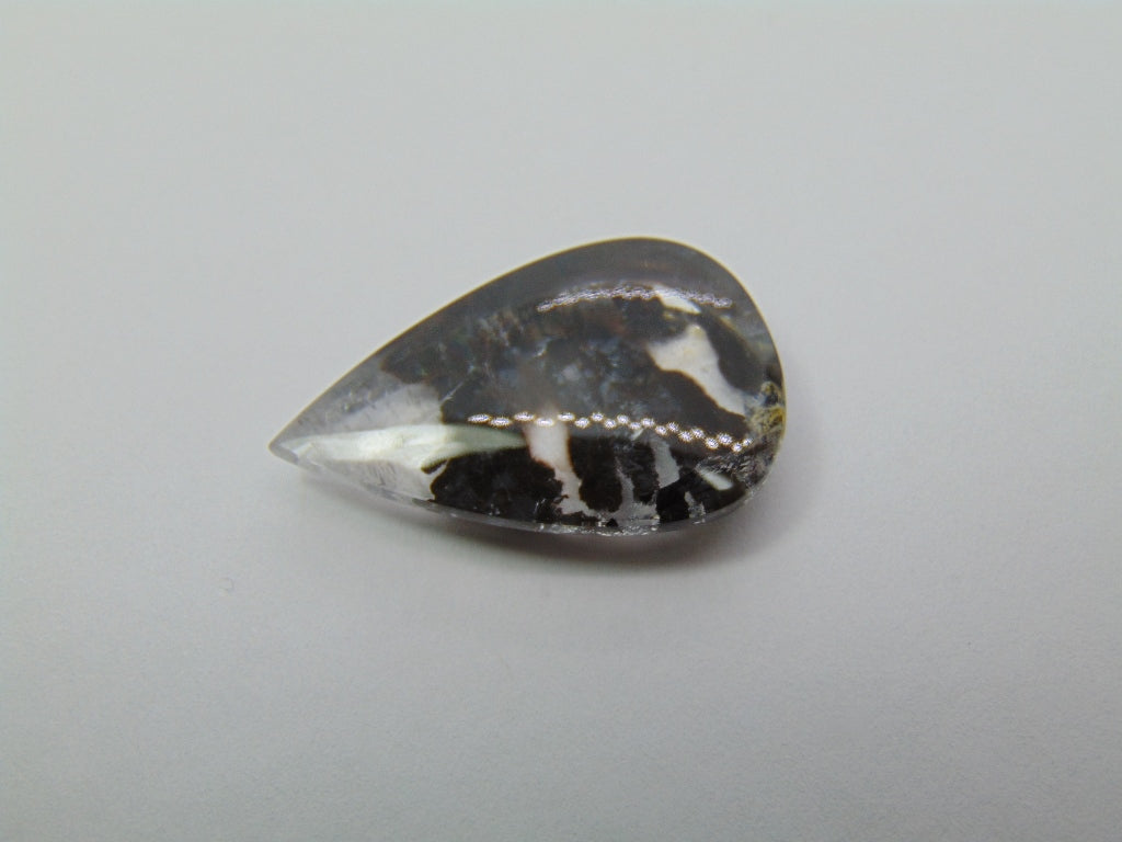 18ct Dendrite 26x16mm