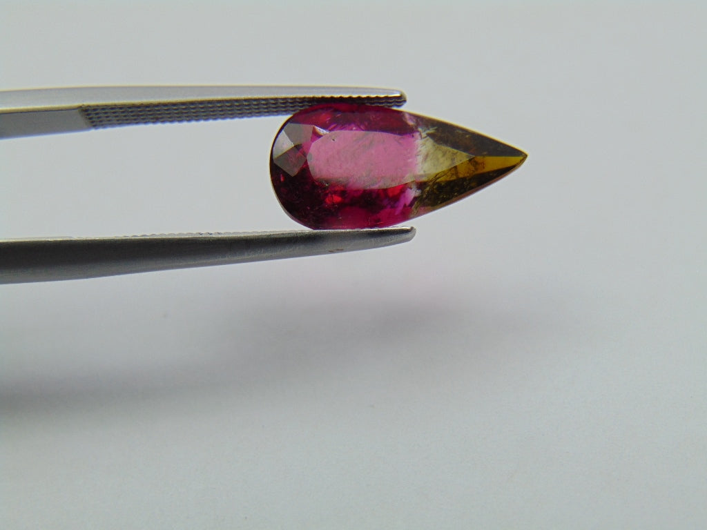 2.94ct Tourmaline Bicolor 14x7mm