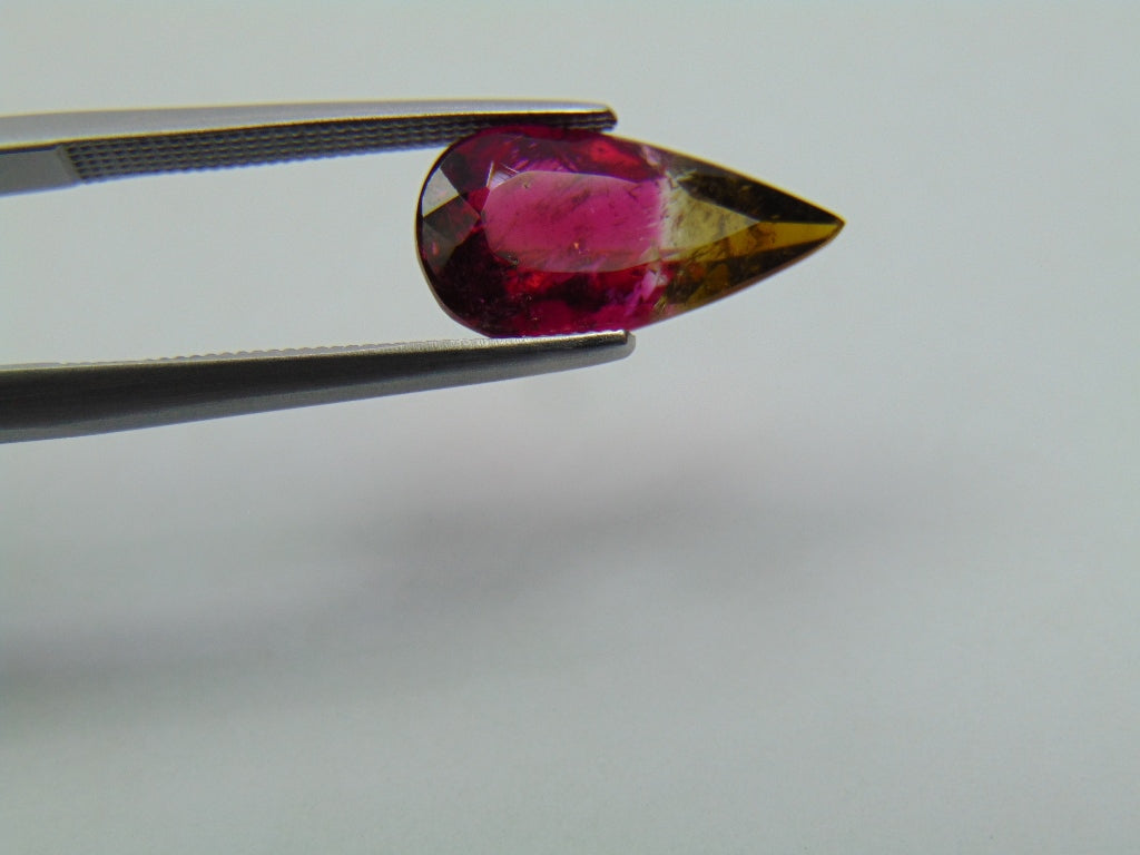 2.94ct Tourmaline Bicolor 14x7mm