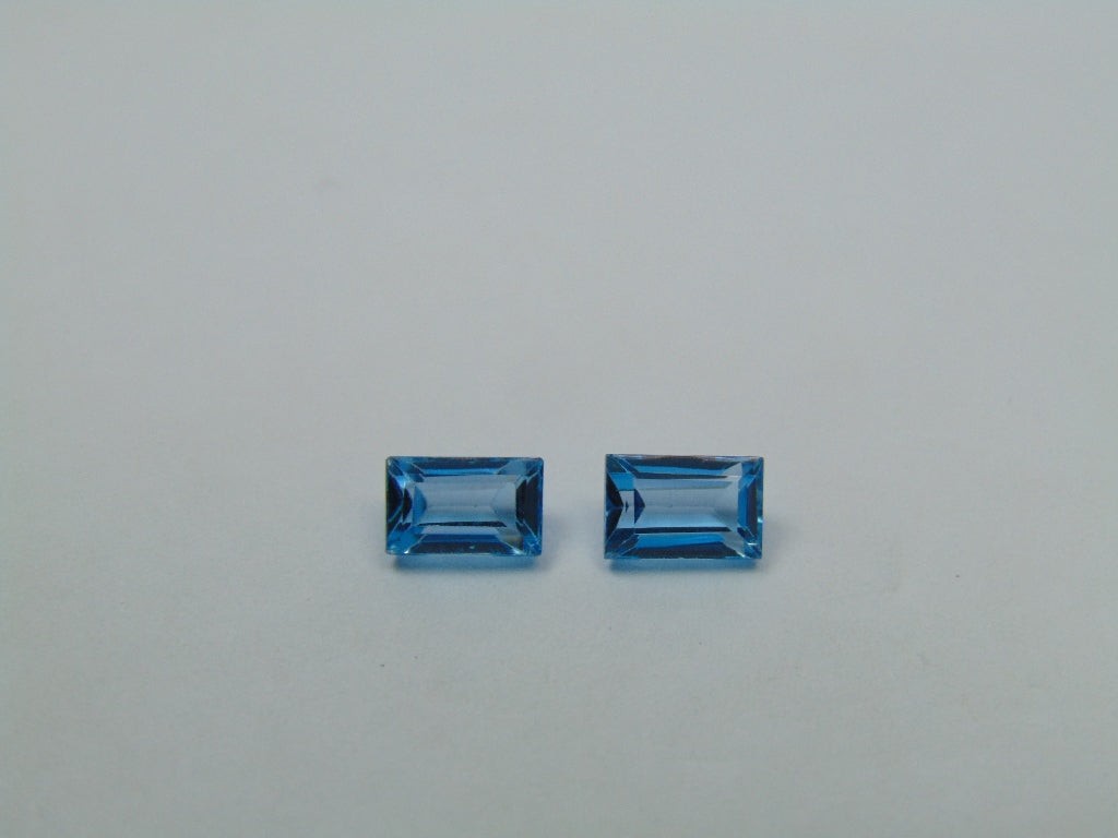 1.68ct Topázio Par 6x4mm