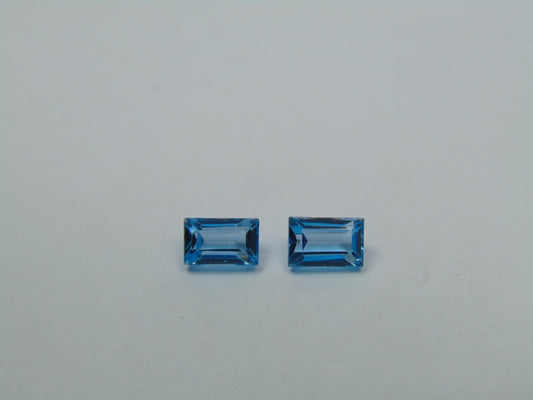 1.68ct Topázio Par 6x4mm