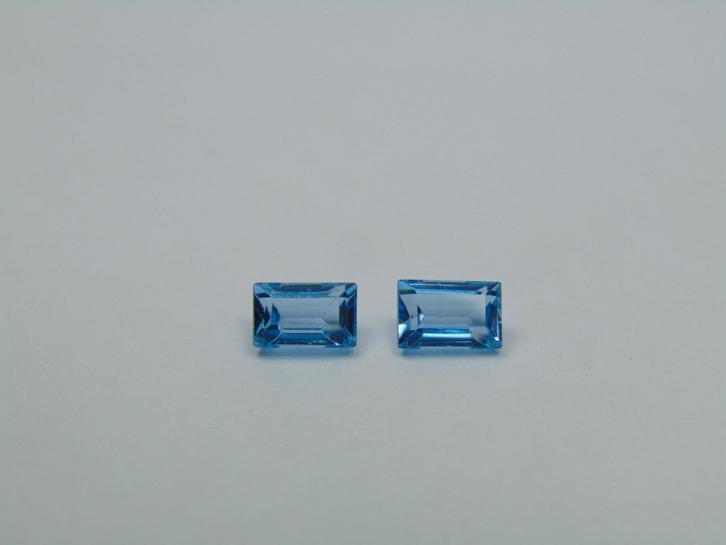 1.68ct Topázio Par 6x4mm