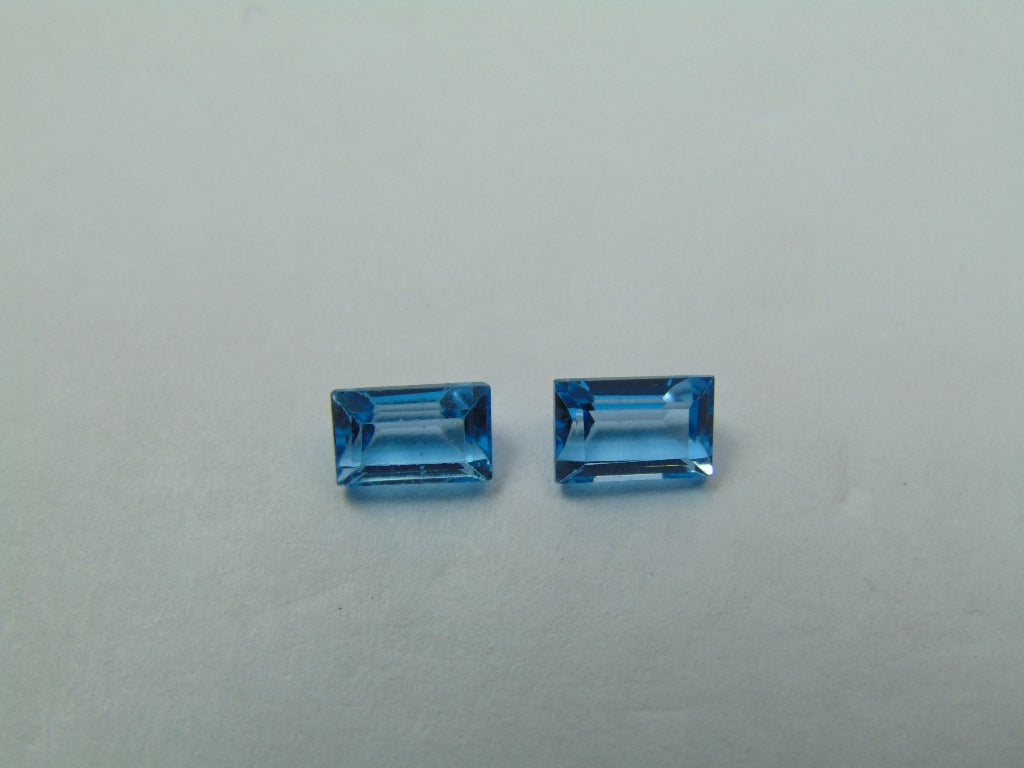 1.68ct Topázio Par 6x4mm