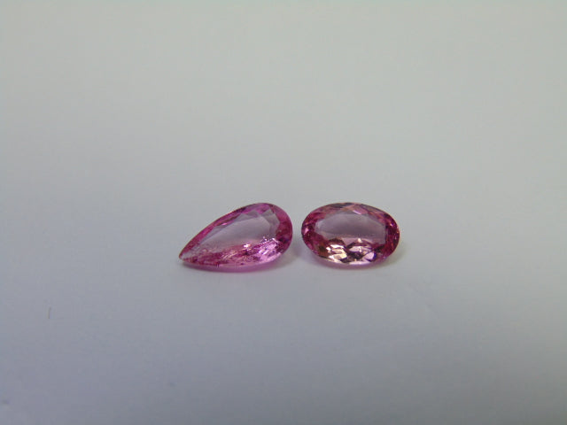 1.80ct Tourmaline Pink 9x5mm 8x5mm