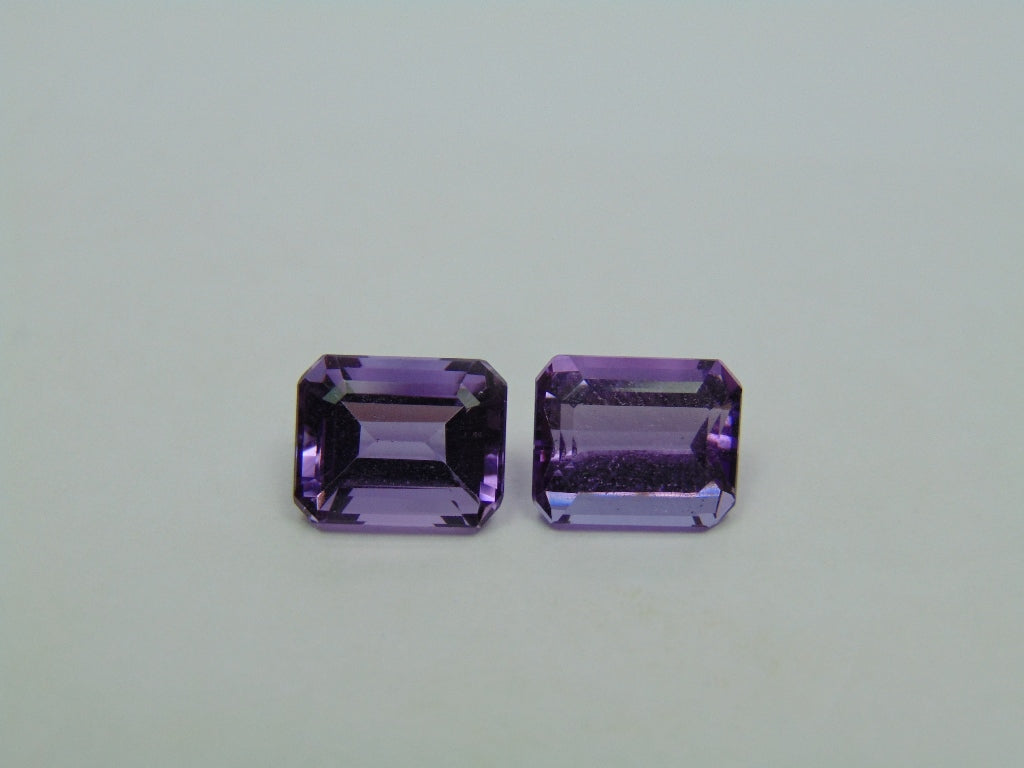 6,95 quilates de ametista calibrada 10x8mm