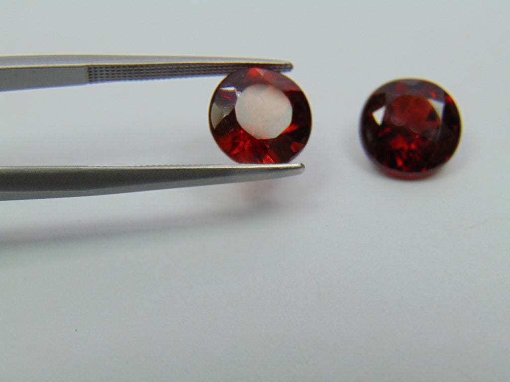 8.55ct Garnet 9mm