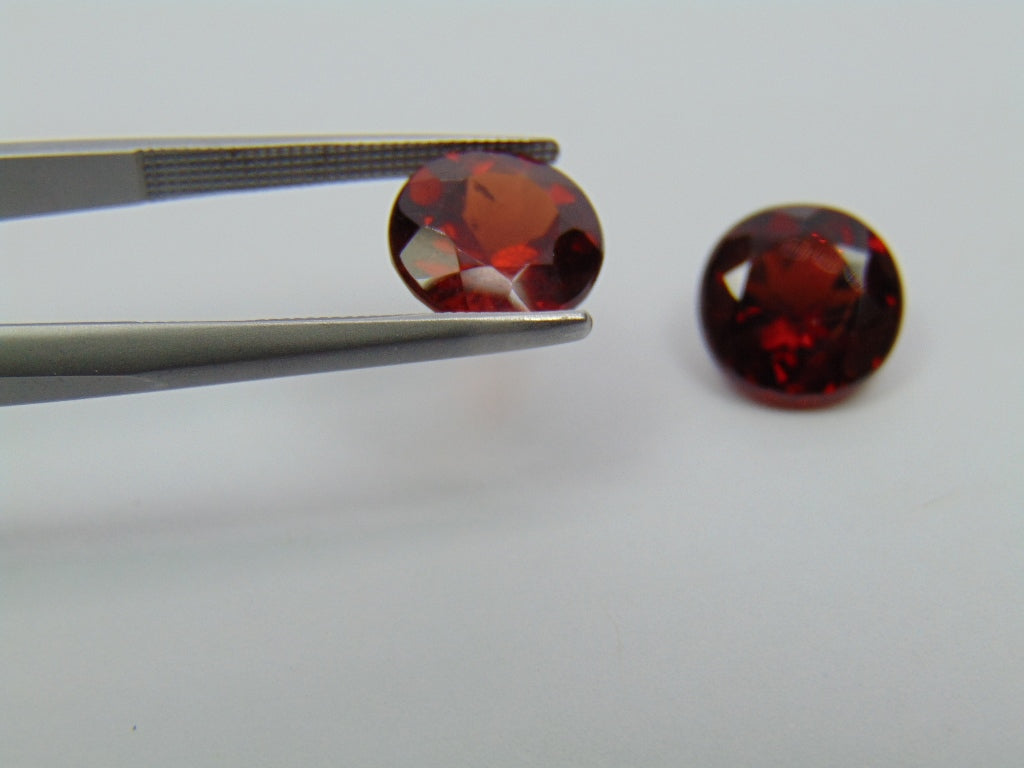 8.55ct Garnet 9mm