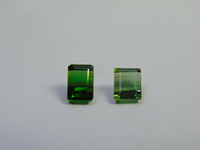 3.28ct Turmalina 8x5mm 7x5mm