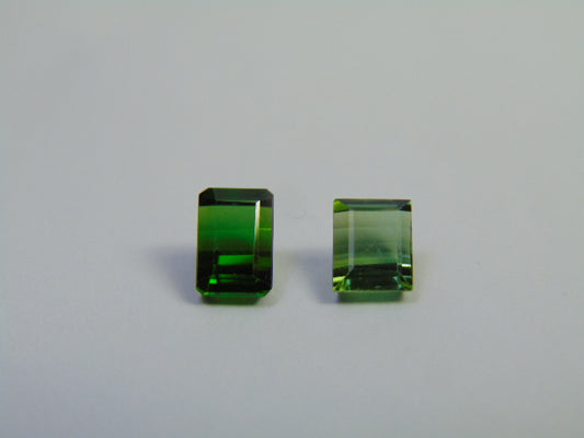 3.28ct Turmalina 8x5mm 7x5mm