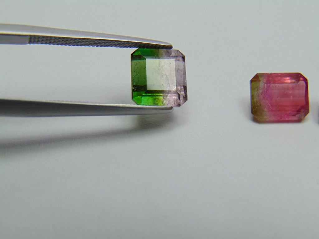 6.19ct Turmalina Bicolor