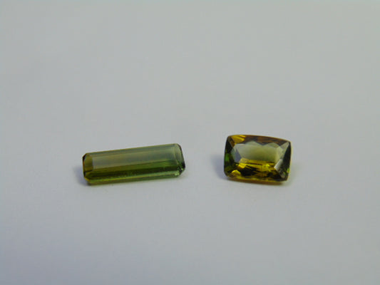 2.43ct Turmalina 12x4mm 8x6mm