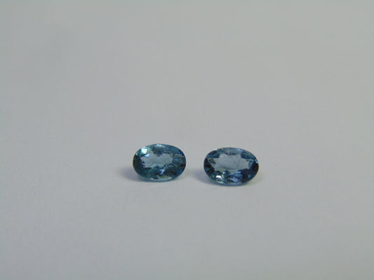 0.89ct Turmalina Par 6x4mm