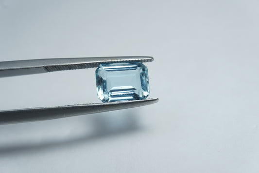 2ct de Água-marinha 8x6mm