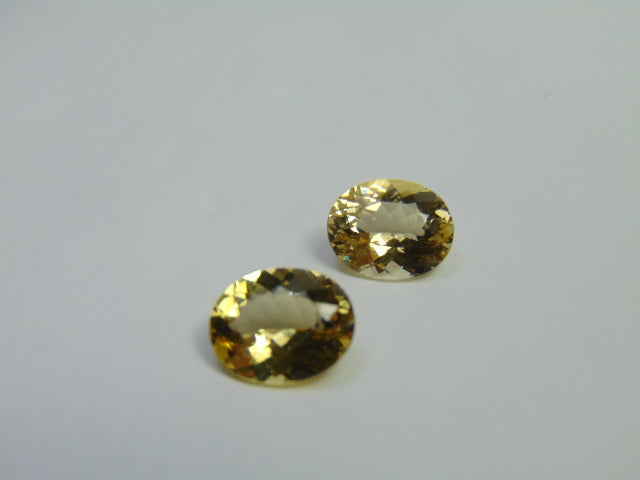 8.15ct Berilo Par 12x10mm