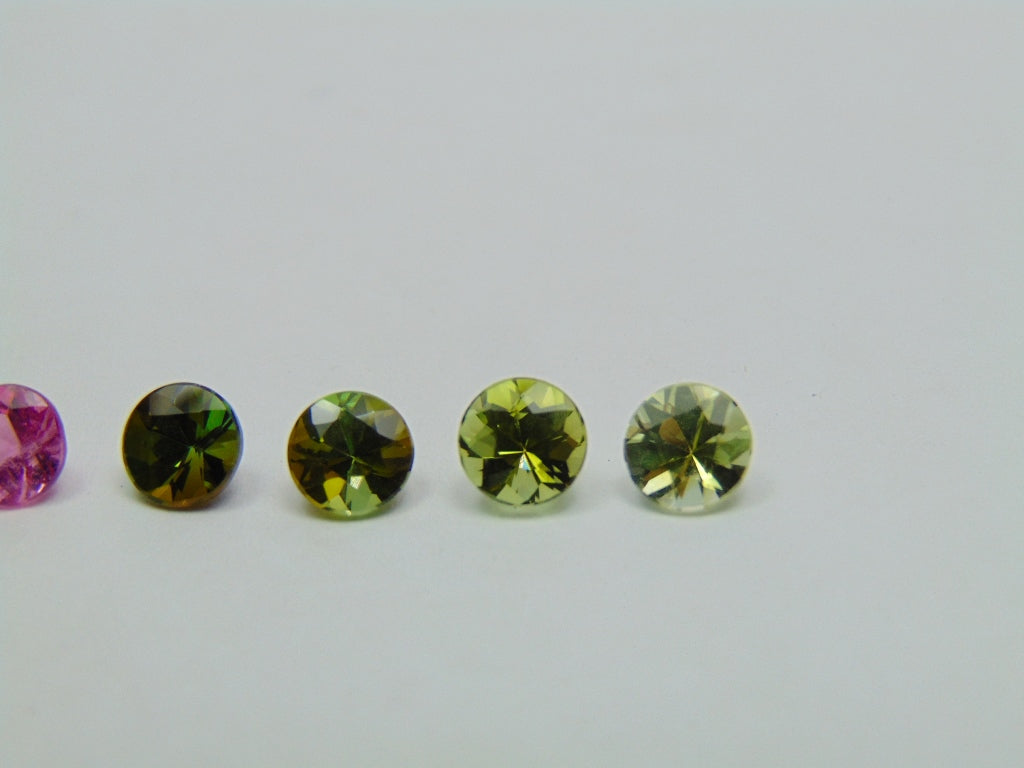 4.65ct Tourmaline Mix 6mm