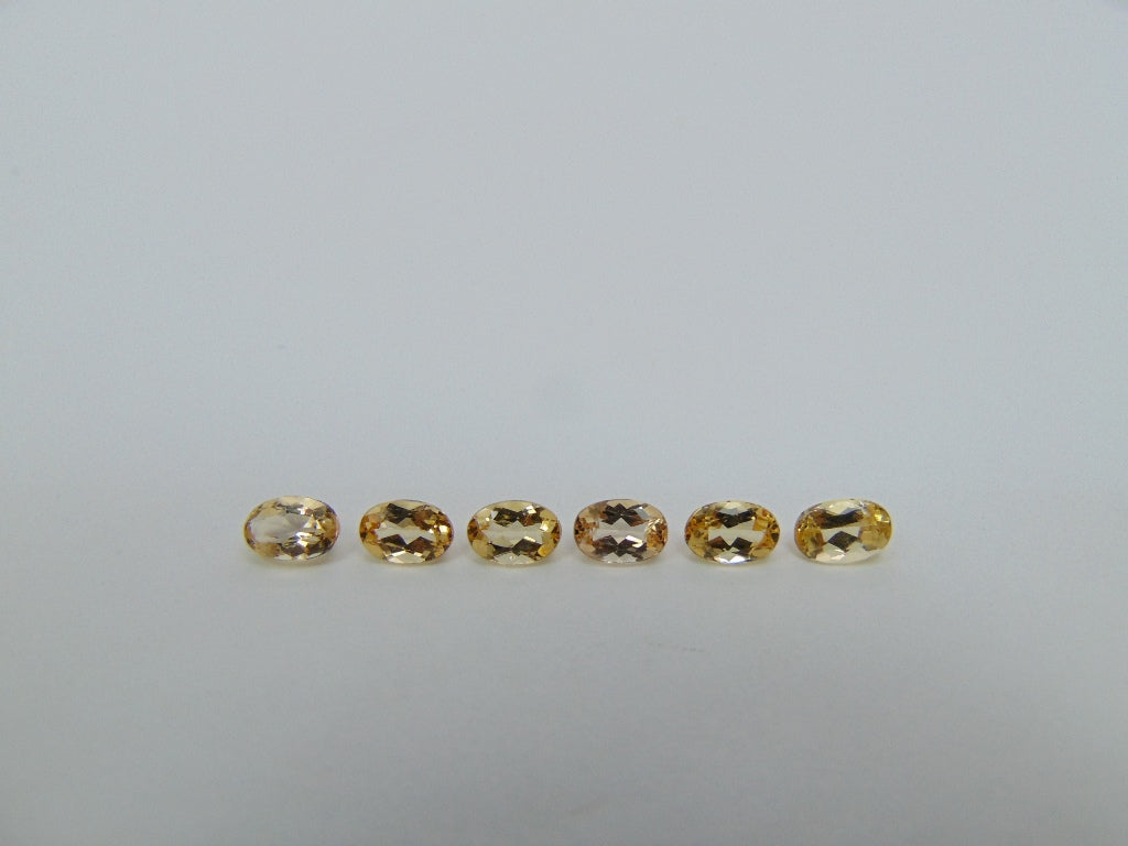 Topázio Imperial 3,50ct Calibrado 6x4mm