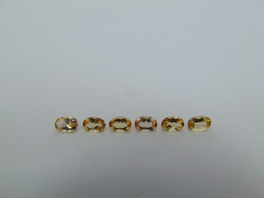 Topázio Imperial 3,50ct Calibrado 6x4mm