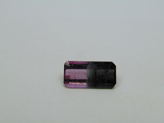 4.03ct Turmalina Bicolor 14x7mm