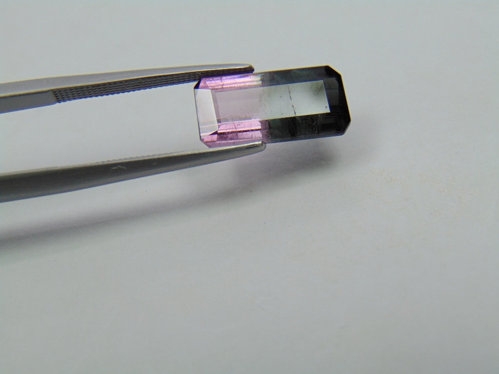 4.03ct Turmalina Bicolor 14x7mm