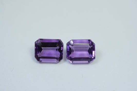 8.90ct Ametista par 11x9mm