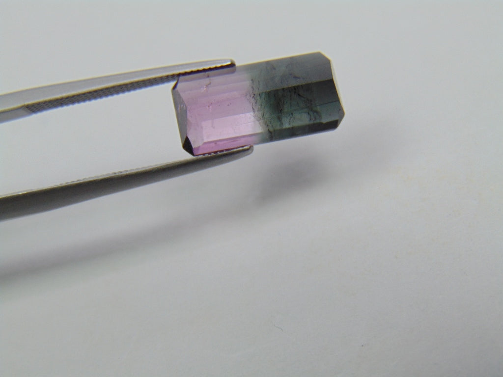 4.03ct Turmalina Bicolor 14x7mm