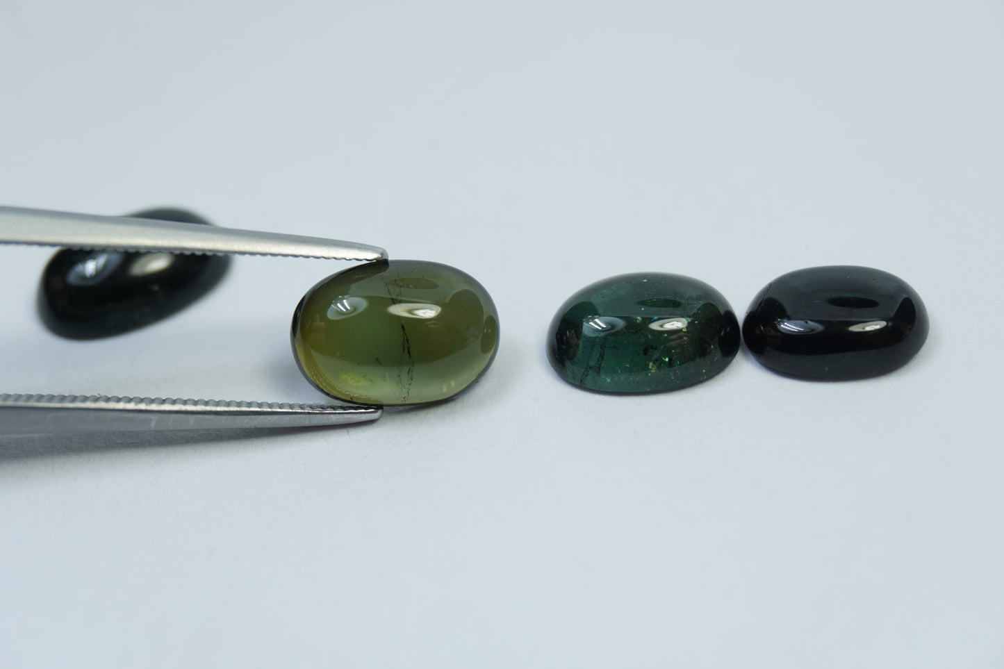 8.05ct Tourmalines Cabochon 11x7mm / 10x7mm / 9.5x7mm / 9x6.5mm