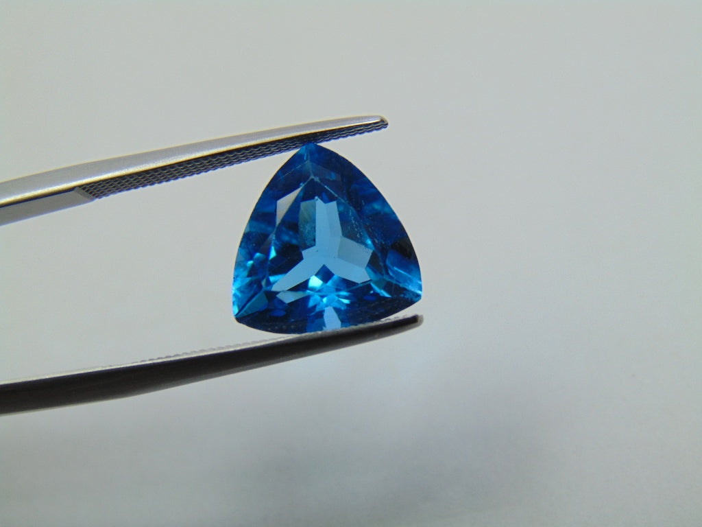 5.15ct Topaz Blue Swiss 11mm