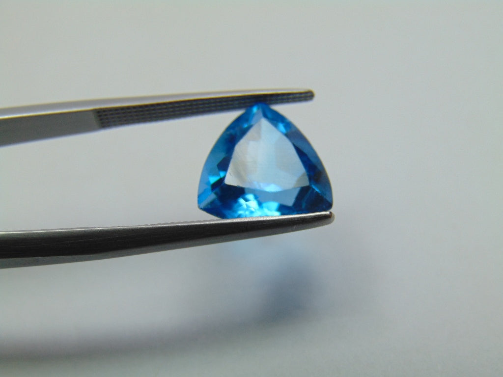 5.15ct Topaz Blue Swiss 11mm