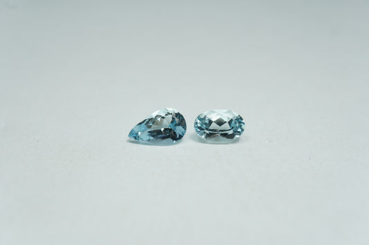 1.40ct Água-marinha 7x4.5mm / 8x5mm