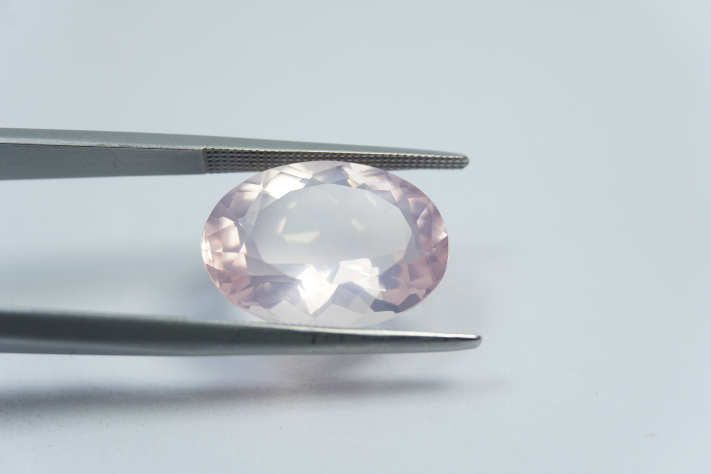 8.80ct Quartzo rosa 17x12mm
